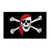 Bandera Pirata de Amazon Transfronteriza Bandera de Calavera de Halloween Decoración de Fiesta Personalizada Estilo Rey Pirata del Caribe