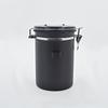 Recipiente de Café de Aço Inoxidável 304 com Colher, Pote Hermético para Armazenamento de Grãos e Cereais, Conjunto de Latas para Leite em Pó