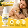 Kineshinex Solución Limpiadora de Ojos para Mascotas Gotas Suaves para Lavado de Ojos para Limpiar Suciedad y Secreciones Oculares y Reducir las Manchas por Lágrimas