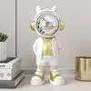Figura popular de astronauta para oficina, estudio, escritorio y decoración del hogar, artesanía de resina de astronauta