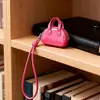 Mini Bolsa de Almacenamiento para Auriculares de Cuero Portátil Moda Colgante Personalizado Cremallera Organizador de Bolsas para Auriculares y Cables de Datos
