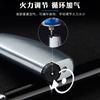 Pinguim Vermelho À Prova de Fogo Inflável Metal Isqueiro Manual Ajuste de Gás Logo de Presente Marcação a Laser Metal Isqueiro