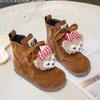 Botas para Bebé 2026 Otoño e Invierno Nuevas Estilo Coreano Niñas Dibujos Animados Botas tipo Martin Niños Cremallera Lateral Botas de Piel Modernas