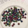 Acrílico 7*4mm Cuentas Planas de Luna y Estrella para Pulsera DIY Accesorios para Collares Cuentas de Dopamina Venta al por Mayor