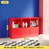 Estante de Ferro Forjado para Uso Doméstico, Estante Modular Colorida Estilo Kallax de Chão com Armazenamento em Gaveta, Novo Estilo Chinês