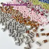 Cerámica Alta Temperatura Esmalte de Floración Retro Tubo Cilíndrico Cuentas DIY Hecho a Mano Collar Pulsera de Cuentas Materiales Accesorios de Joyería