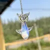 Anillo de Ballena Estrella de Vidrio Degradado Colgante DIY Colgante de Vidrio Hecho a Mano Collar Accesorios de Vidrio Transparente Degradado Regalo