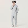 Conjunto de Moletom 2025 Nova Moda Tendência Gola Redonda Conjunto de Moletom Masculino Manga Longa Primavera e Outono Casual Duas Peças Marca Tendência