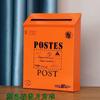Buzón de hierro estilo americano al por mayor buzón vintage artesanía pastoral colgante de pared caja de sugerencias de pared decoración del hogar Pared Pared