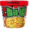 Cubo de Fideos Picantes y Ácidos Auténticos de Chongqing de Gu Fideos Instantáneos No Fritos Fideos Instantáneos de Vermicelli de Camote Snack para Dormitorio Sin Cocinar para la Madrugada