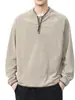 Ropa para Hombre Fengshe / 2026 Primavera y Otoño Nuevo Patrón de Ola Retro Americano Camiseta de Manga Larga Sudadera Holgada de Cuello Redondo para Hombre