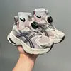 Zapatillas Deportivas Infantiles 2026 Otoño Nuevo Modelo Tenis con Hebilla Giratoria Zapatos de Papá Zapatos Casuales para Niñas Zapatillas para Correr
