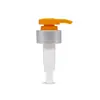 Fabricante personalizado 33/410 juegos de bomba de aluminio para desinfección de loción, champú y gel de ducha, cabezal de bomba de presión en espiral de plástico
