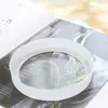 Taza Térmica Cubierta Inferior de Silicona Cubierta Protectora Inferior Antideslizante Resistente al Desgaste Taza de Agua de Vidrio Anillo Inferior Pegatina para Base de Taza 11 cm
