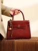 Bolso Kelly de Mano de Alta Gama para Mujer 2025 Nuevo Bolso de Hombro de Moda Trendy Diseño Nicho Bolso Versátil para Mujer
