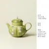 Ino Kiyosong Conejo Verde Lindo Brote Calabaza Cerámica Tetera Creativo Alto Valor Kung Fu Juego de Té Tetera Pequeña Olla para Preparar Té