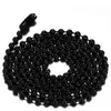 Cadena de Bolitas de Acero Inoxidable de 2.4 mm al por Mayor para Fabricantes Cadena Sencilla Versátil de Perlas Onduladas Cadena para Accesorios de Bricolaje Collar de Acero de Titanio