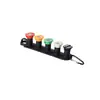 Nuevo cabezal rociador de acero inoxidable de alta presión con base y bloqueo, de 5 y 7 colores en forma de abanico para máquina lavadora de autos