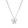 Collar de mariposa retro estilo europeo y americano, nuevo colgante de mariposa de temperamento simple de Amazon, cadena de clavícula para mujer, venta al por mayor