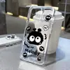 Adecuado para Funda de Teléfono iPhone 17 Bola de Carbón Negra 14Pro Agujero de Precisión X Apple 16 Cobertura Total 15 Anti-Caídas Nicho