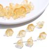 Contas de Flor de Lírio-do-Vale com Gradiente de Imitação de Jade em Vidro Flor Trombeta Base de Flor para Pulseira Colar Brincos DIY Feito à Mão Fornecimento Exclusivo Transfronteiriço