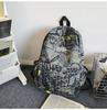 Mochila escolar transfronteriza para estudiantes de secundaria, de gran capacidad, informal, de moda, para estudiantes de secundaria, de viaje coreanos, para estudiantes universitarios