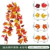 Ratan de Hoja de Arce Imitación Nuevos Hojas Artificiales Falsas en Stock Decoración de Otoño Día de Acción de Gracias Todos los Santos Festival de la Cosecha Ratan