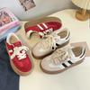 Zapatillas de Entrenamiento Vintage Alemanas Cabeza Redonda Deportivas Casuales Zapatos Blancos Estudiantes Femeninas Casuales Zapatos de Plataforma Primavera 2025 XY-A210