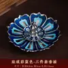Accesorios para Incienso, Porta Incienso de Calabaza, Porta Incienso Poroso Mini Gota de Agua, Porta Incienso de Tortuga Zen Loto, Porta Incienso Longteng