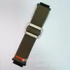 Correa de Reloj Elástica de Goma Mecánica Adecuada para Samsung Huawei Gt6 5 20 22mm Estampado de Leopardo Nylon Pulsera Ajustable
