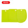 Raspador de plástico PP de color de tres piezas, utensilios para hornear, raspador de crema para pastel, cuchillo de corte multifunción para uso doméstico