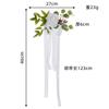 Flor de Respaldo de Silla Flor Decorativa para Respaldo de Silla de Hotel Estilo Occidental Flor de Respaldo de Silla para Boda al Aire Libre Estilo Bosque Flor de Respaldo de Silla Rosa Simulada