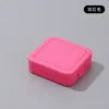 Caja de Almacenamiento Especial para Borlas de Polvo, Caja Portátil Vacía a Prueba de Polvo para Borlas de Polvo, Caja de Almacenamiento y Organización, Caja para Borlas de Polvo Marshmallow