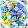 Parche de Accesorios de Resina de Dibujos Animados para Bricolaje, Pegamento en Crema, Paquete de Materiales para Fundas de Teléfono Móvil y Joyería, Pato de Goma Mixto, Pinza para el Cabello Infantil