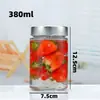 Garrafa Redonda de Picles de Grau Alimentício Transfronteiriça de Alta Capacidade Frasco para Sub-Envase de Molho de Carne Garrafa de Vidro para Geleia Venda no Atacado