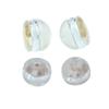 Venta al por mayor de fábrica anillo de acero inoxidable tapón para el oído de silicona tapón metálico para el oído incorporado accesorios para pendientes soporte para pendientes