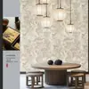 Sofá Estilo Dinastía Song Cama de TV Fondo de Mesita de Noche Revestimiento de Pared de Pintura Artística Acabado para Toda la Casa