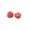 Pulsera de Cuentas Espaciadoras de Flor Rosa Prensada de Concha Rosa Nube Trasera DIY Pulsera Trenzada Llavero Accesorios de Joyería Tendencia Nacional Fresca