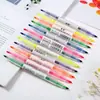 Suministrados directamente por el fabricante, estos resaltadores fluorescentes son perfectos para los estudiantes.. Vienen en una variedad de colores para tomar notas y están disponibles tanto en tonos gruesos como claros.. También son marcadores de doble punta