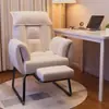 Silla de Computadora Sofá Perezoso para el Hogar Silla de Estudio para Dormitorio Cómoda para Estar Sentado Mucho Tiempo Silla de Oficina Silla Reclinable para Dormitorio Silla Gamer