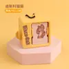 Máquina de Animación de Flip Book Creativa Libro de Respuestas Llavero con Texto Inspirador Colgante para Estudiante Colgante para Bolso Pequeño Regalo