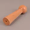 Gancho de Pared para Abrigos y Sombreros de Madera Maciza Gancho para Colgar Gancho Detrás de la Puerta Gancho Creativo para Abrigos Perchero Gancho Individual de Pared Gancho Cilíndrico