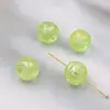 Color Acrílico Meteorito Chapado Hielo Perforado Cuentas Fig Agujero Pasante DIY Cadena de Teléfono Joyería para Llaves Accesorios Material