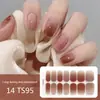 Adesivos para Manicure em Gel Sem Luz 14 Dedos Popular Transfronteiriço Temu Adesivos de Unha Flash Longa Duração Impermeável