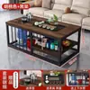 Mesa de chá simples para espaços pequenos, pequena mesa de chá para a sala de estar, mesa tudo-em-um totalmente automática para preparo fácil de chá, mesa de chá kung fu para uso doméstico