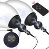 C771 Garra de Seio com Eletrodos DuplosBomba de Seio Potente, Brinquedo Sexual, Dispositivo de Sucção de Seio com Pulso de Choque Elétrico