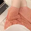 Pantalones Cortos de Cuadros Pantalones de Dormir Pantalones de Paseo para Mujer Estilo ins Casual Ropa Exterior de Influencer Pantalones para Casa Ropa de Casa Exclusivo Transfronterizo