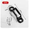 Conector dos en uno engrosado para muebles, sujetador dos en uno invisible para carpintería, armario, armario, accesorios de herrajes para muebles