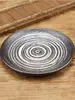Configuração de Mesa Estilo Japonês Peça Quatro Tigela de Arroz Restaurante de Sushi Xícara de Chá Prato de Osso Preto Cerâmica Suporte para Hashi Bule Cozinha Japonesa e Coreana