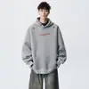 Moletom Masculino com Estampa de Letras Outono/Inverno 2026, Blusa Fashion Tendência Oversized Personalizada para Adolescentes